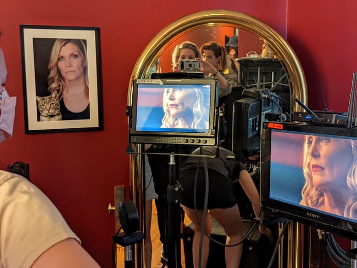 Behind the scenes